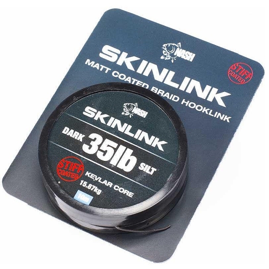 NASH plecionka w otulinie SKINLINK STIFF 35LB SILT 10m